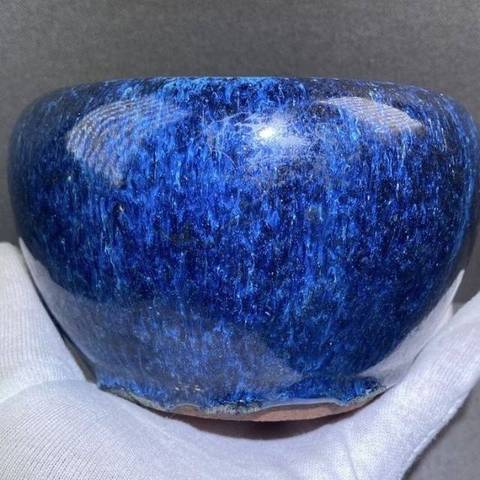 古玩陶瓷窯變釉香爐真品鑒賞圖