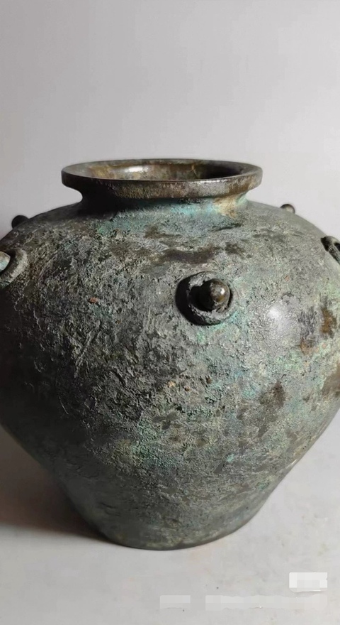 古玩銅器銅花尊真品鑒賞圖