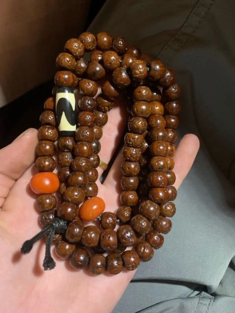 古玩玉器金剛珠串真品鑒賞圖