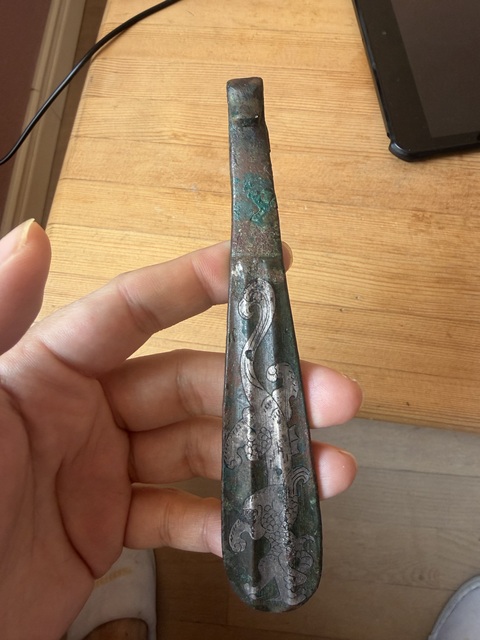 古玩銅器帶鉤真品鑒賞圖