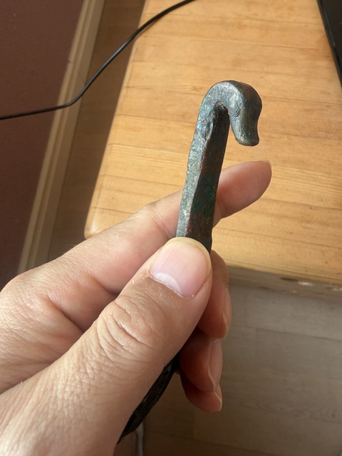 古玩銅器帶鉤真品鑒賞圖