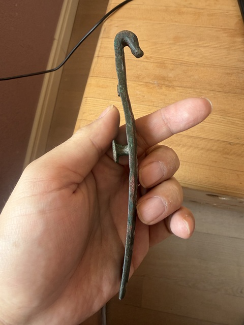 古玩銅器帶鉤真品鑒賞圖