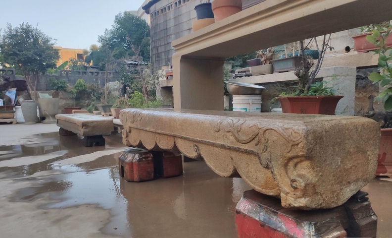 古玩雜項踏腳石真品鑒賞圖