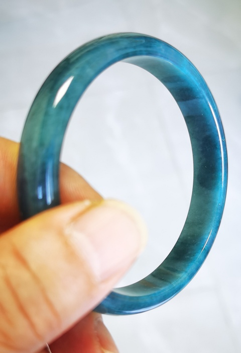 古玩玉器扁鐲子真品鑒賞圖