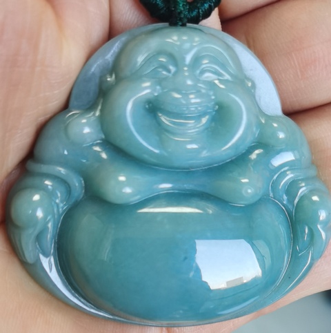 古玩玉器翡翠吊墜真品鑒賞圖