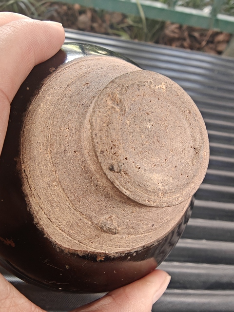 古玩陶瓷磁州窯黑釉斗笠碗拍賣，當前價格1888元