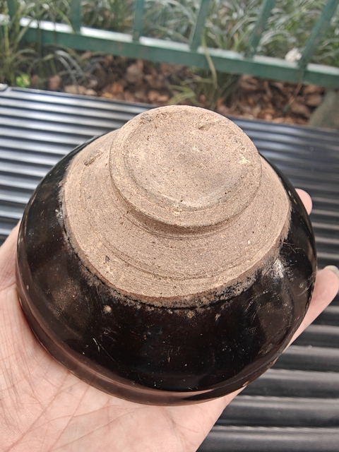 古玩陶瓷磁州窯黑釉斗笠碗拍賣，當前價格1888元