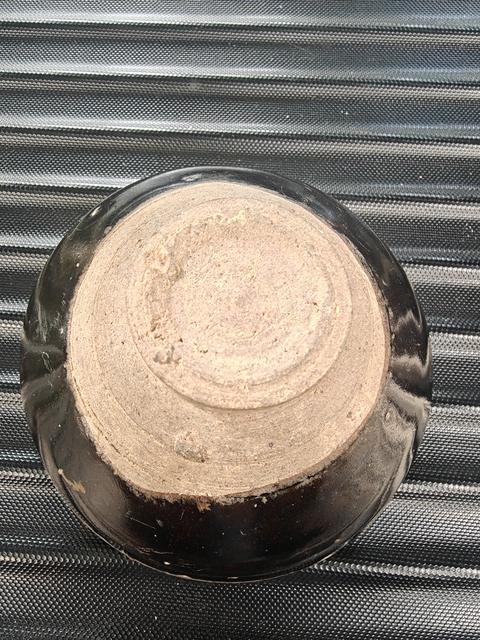 古玩陶瓷磁州窯黑釉斗笠碗拍賣，當前價格1888元