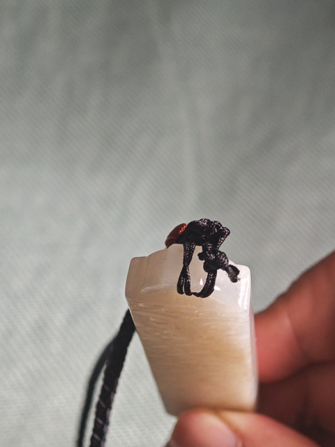 古玩玉器和田玉雕“龍紋牌”真品鑒賞圖