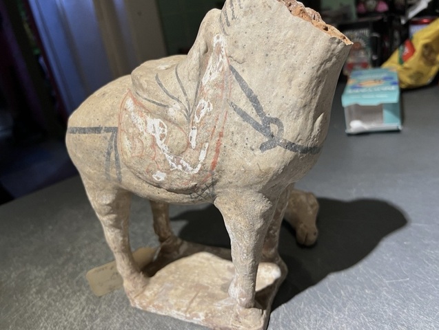 古玩陶瓷 立馬俑真品鑒賞圖