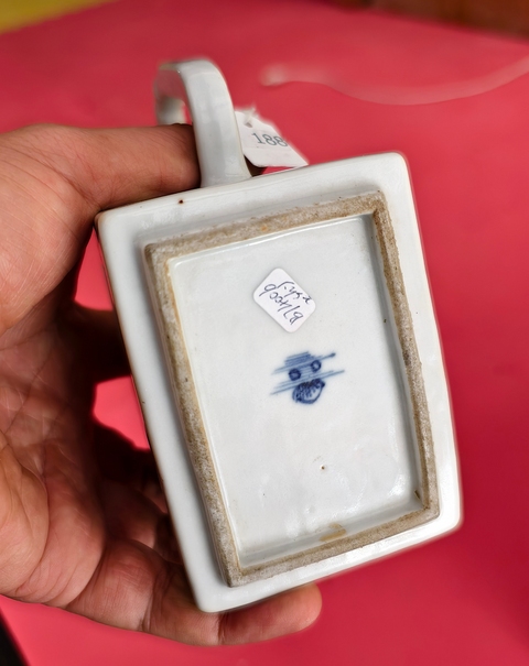 古玩陶瓷清乾隆 青花山水紋壺真品鑒賞圖