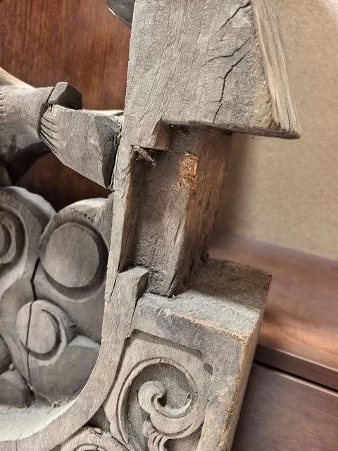 古玩雜項牛腿真品鑒賞圖