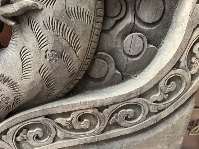 古玩雜項牛腿真品鑒賞圖