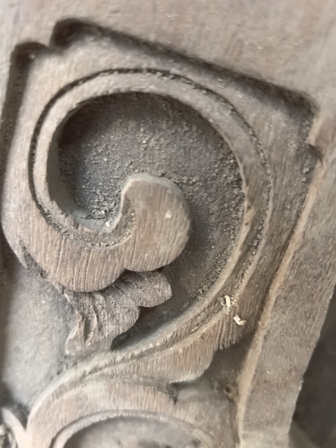 古玩雜項牛腿真品鑒賞圖