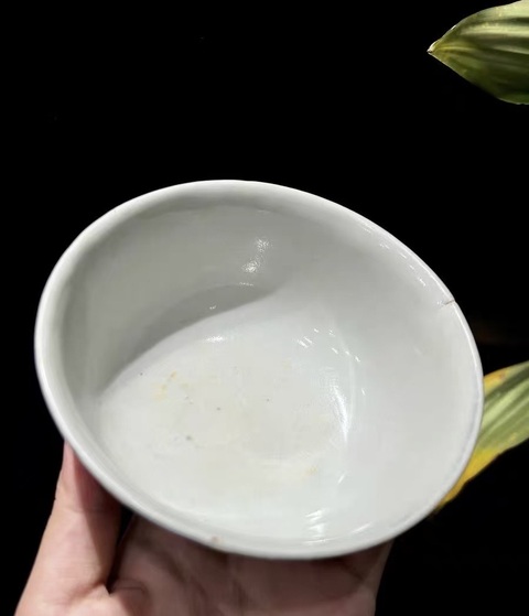 古玩陶瓷祭蘭釉茶圓真品鑒賞圖