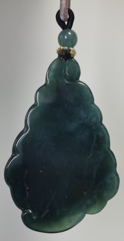 古玩玉器翡翠吊墜真品鑒賞圖
