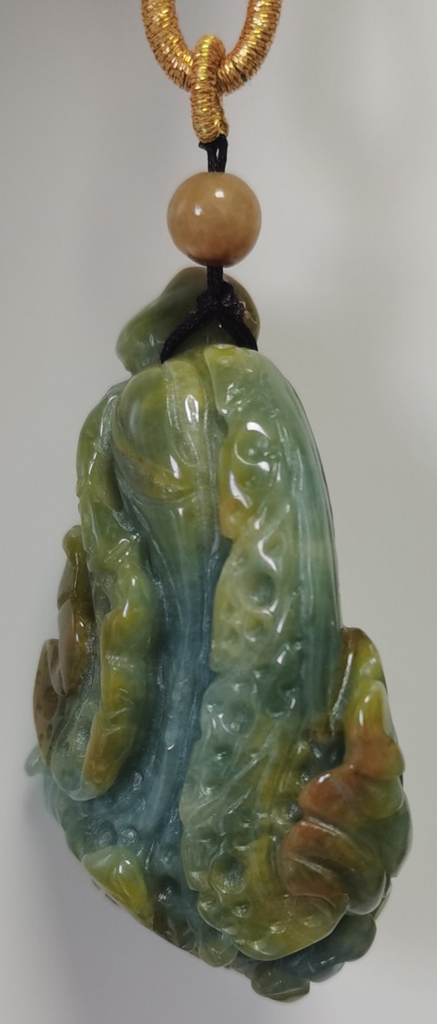 古玩玉器翡翠白菜真品鑒賞圖