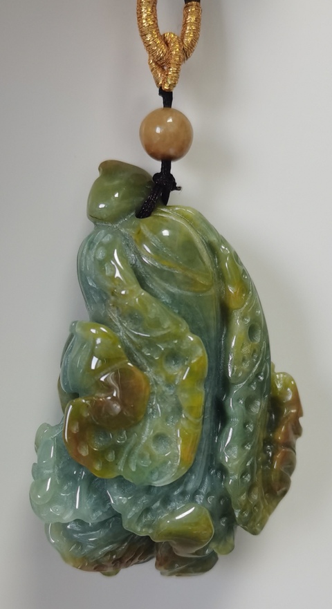 古玩玉器翡翠白菜真品鑒賞圖