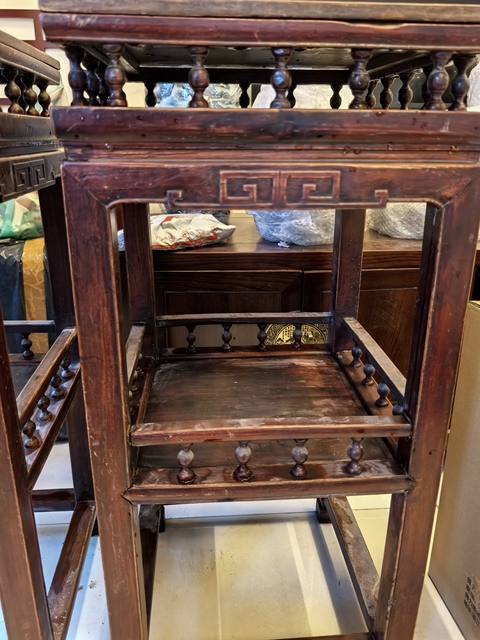 古玩雜項花幾真品鑒賞圖