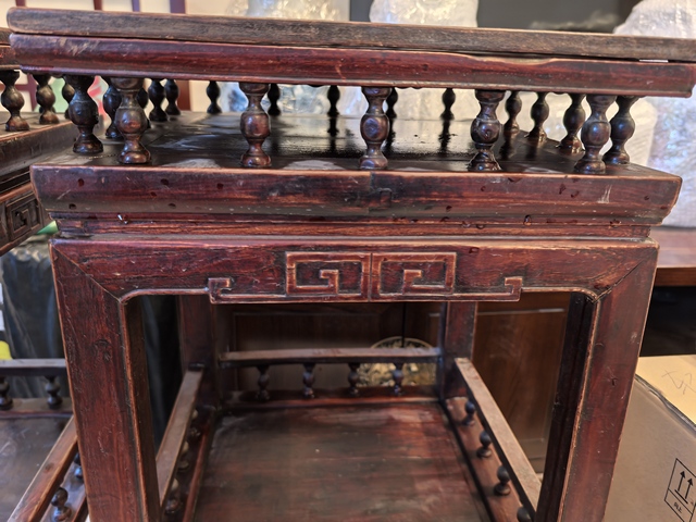 古玩雜項花幾真品鑒賞圖