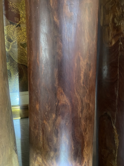 古玩雜項白酸枝木真品鑒賞圖