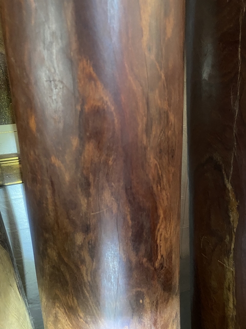 古玩雜項白酸枝木真品鑒賞圖