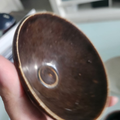 古玩陶瓷黑釉盞拍賣，當(dāng)前價(jià)格850元