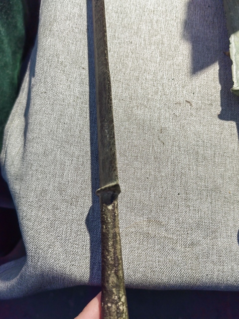 古玩銅器戰國青銅劍真品鑒賞圖