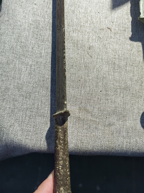 古玩銅器戰國青銅劍真品鑒賞圖