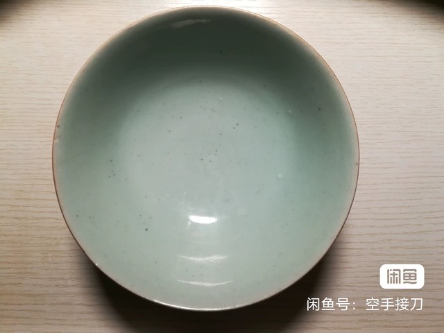 古玩陶瓷豆青釉碗真品鑒賞圖