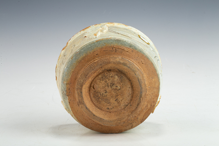 古玩陶瓷明以前·青白釉刻花紋香爐真品鑒賞圖