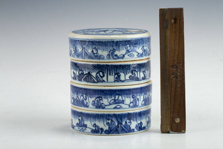 古玩陶瓷清早·青花麒麟送子紋疊盒
拍賣，當前價格0元