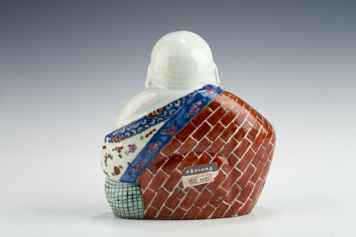 古玩陶瓷民國·粉彩彌勒佛造像拍賣，當前價格4200元