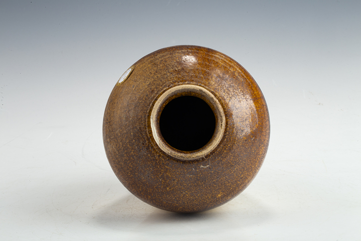 古玩陶瓷明以前·黃釉罐真品鑒賞圖