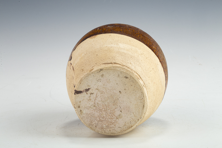 古玩陶瓷明以前·黃釉罐真品鑒賞圖