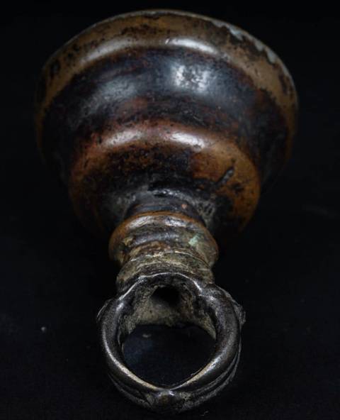 古玩銅器廟法鈴真品鑒賞圖