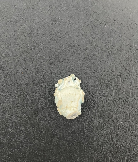 古玩陶瓷湖田窯青白釉菩薩頭像真品鑒賞圖