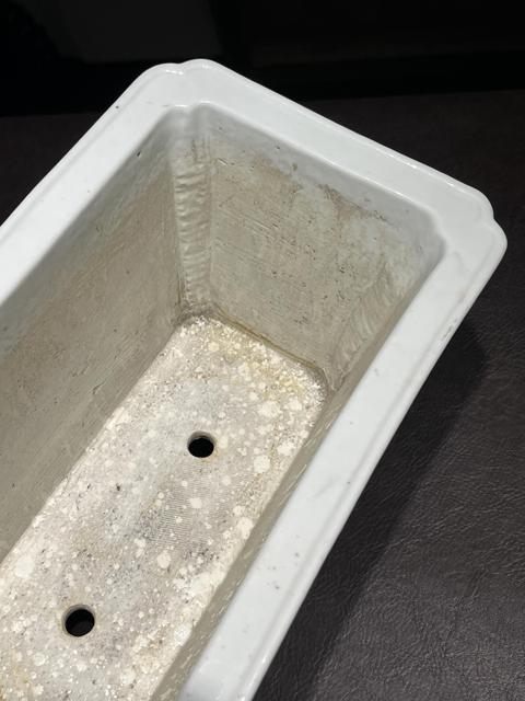 古玩陶瓷粉彩童子斗雞圖四方花盆真品鑒賞圖