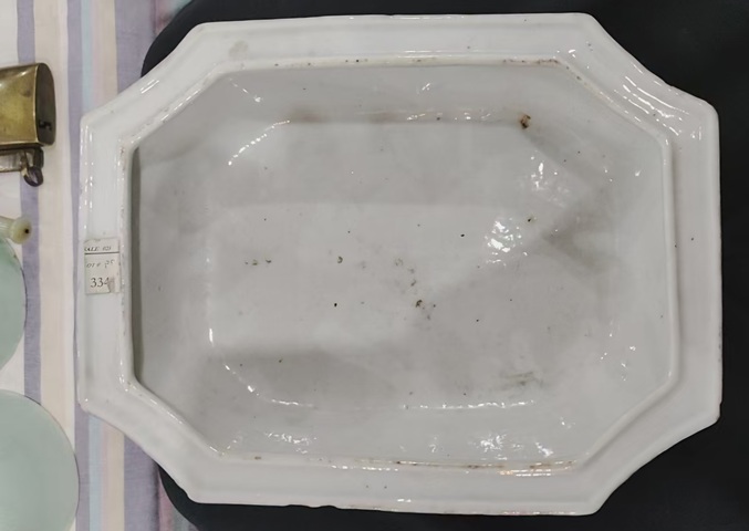 古玩陶瓷清光緒?淺絳彩山水花鳥八方來財水仙盆拍賣，當(dāng)前價格2200元