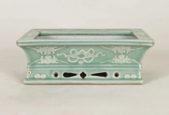 古玩陶瓷水仙盆真品鑒賞圖