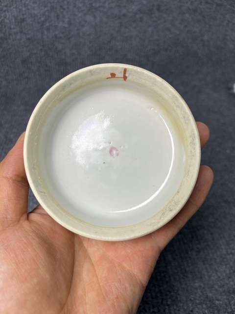 古玩陶瓷廣彩花鳥紋大煙缸真品鑒賞圖