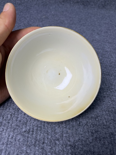 古玩陶瓷粉彩博古花卉紋碗拍賣，當前價格888元