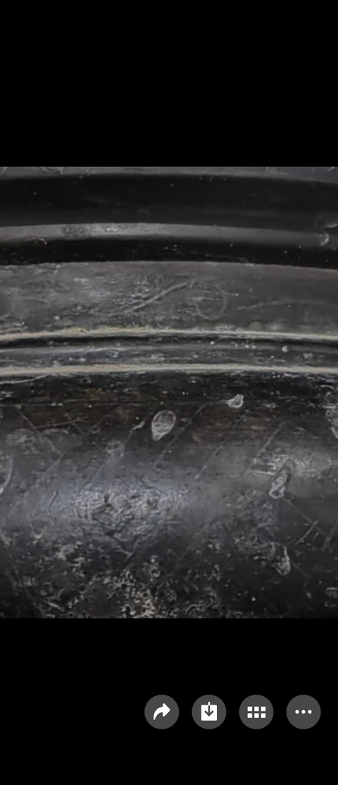 古玩銅器朝冠耳香爐真品鑒賞圖