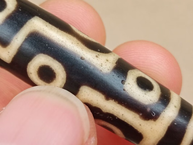 古玩玉器新料器天珠真品鑒賞圖