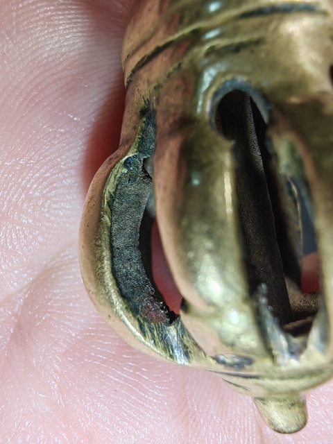 古玩銅器銅金剛杵真品鑒賞圖