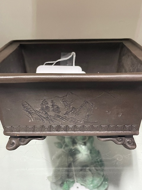 古玩雜項紫砂盆真品鑒賞圖