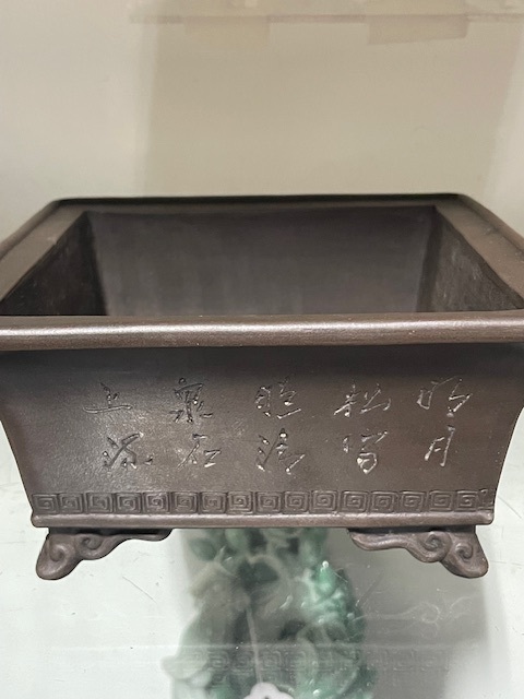 古玩雜項紫砂盆真品鑒賞圖