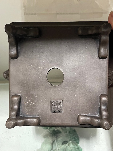 古玩雜項紫砂盆真品鑒賞圖