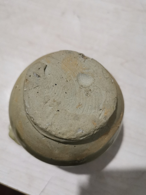 古玩陶瓷唐長沙窯青釉褐條彩鳥型壺真品鑒賞圖