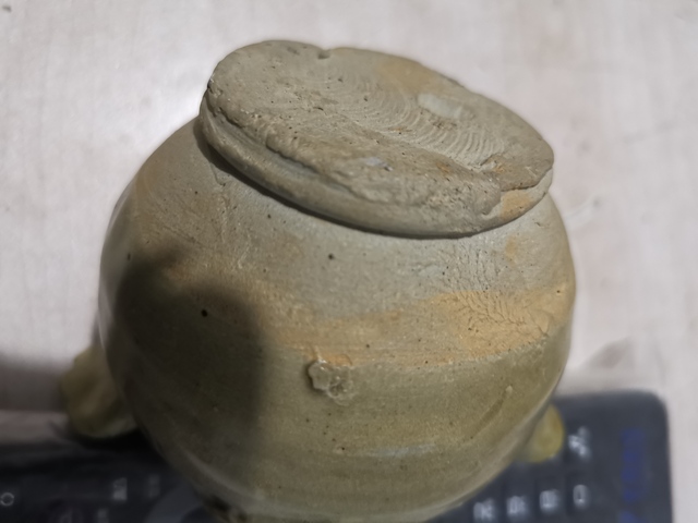 古玩陶瓷唐長沙窯青釉褐條彩鳥型壺真品鑒賞圖